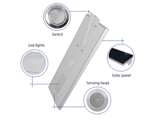 Y-SOLAR SL-60W-L todo en uno de la energía solar led lámpara de calle del sensor de movimiento integrado farolas solares 60 <span class=keywords><strong>w</strong></span> - Product Image 2