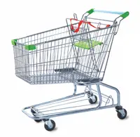 Chrome Plated Supermarket Shopping Cart Supplier