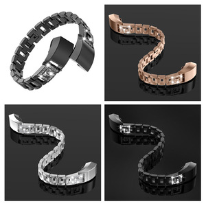 Bracelets Tschick pour <span class=keywords><strong>Fitbit</strong></span> <span class=keywords><strong>Alta</strong></span> <span class=keywords><strong>HR</strong></span> <span class=keywords><strong>Alta</strong></span> pour femmes, réglables en métal inoxydable de remplacement, bijoux élégants, <span class=keywords><strong>Bracelet</strong></span> Design diamant - Product Image 6