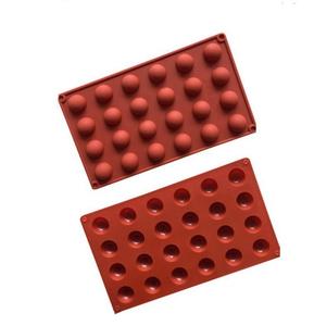 Molde de silicona semiesférico para repostería, bandeja semiredonda para hornear té y Chocolate, HY 15 - Product Image 4