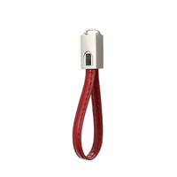 2A Portable Gantungan Kunci USB Pengisian Kabel untuk iPhone untuk Samsung untuk Huawei