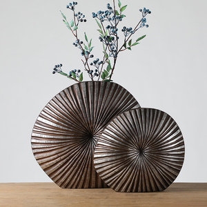 La migliore vendita di artigianato desktop decor vaso per composizioni floreali vaso per fiori in resina nordica fatto a mano vaso per ornamenti per la casa - Product Image 3