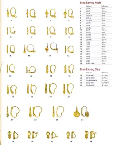 Nhà Máy Trực Tiếp Phát Hiện Đồ Trang Sức Brass Earring Hooks