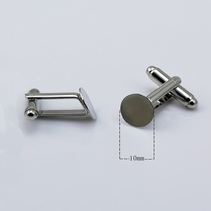 Beadsnice-Juego de <span class=keywords><strong>mancuernas</strong></span> de cobre, diseño hecho a mano, compra de joyería de China, gemelos traseros, fabricación de piezas ID4743 - Product Image 5