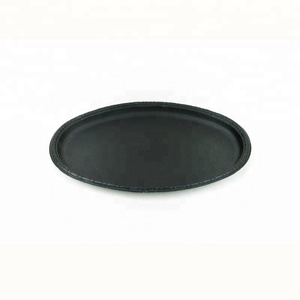 Giapponese O Coreano Ristorante pre-condito ovale <span class=keywords><strong>Ghisa</strong></span> Bistecca Che Serve Sizzling Piastra/pan - Product Image 3