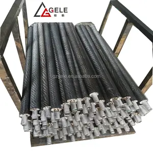 Heater and Refrigerator Application Spiral Round Welding Steam Finned Tubes or Fin Pipes Coils for Wood Drying Kiln