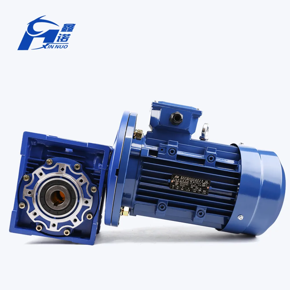 China fabricante 220 V RV nmrv serie AC motor eléctrico reductor de velocidad de engranaje helicoidal