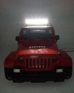 1:<span class=keywords><strong>10</strong></span> 1/<span class=keywords><strong>10</strong></span> Super luminosa barra luminosa a LED per RC 6 LED universale adatta per il controllo Radio 4x4 nero giocattolo materiale metallico - Product Image 2