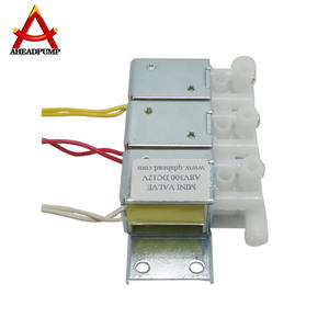 صمام لولبي ثلاثي الاتجاه 24 فولت تيار مستمر 12 فولت إلى 24 فولت للأجهزة الطبية والمعدات هيكل إغلاق وسائط غاز OEM قابلة للتخصيص - Product Image 2