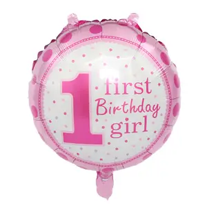 ขายส่งใหม่ Edition Baby Shower บอลลูนชุดวันเกิดคุณภาพสูงฟอยล์บอลลูนฮีเลียมสำหรับ Boy Girl Party ตกแต่ง