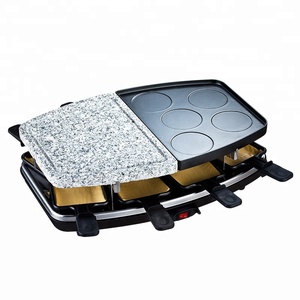 2023 Hot Sale Portable Smokeless Teppanyaki Stone <strong>Indoor</strong> Electric Raclette Grills <strong>Bbq</strong> - Product Image 6