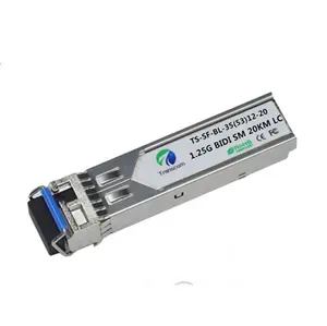 1.25G BIDI SFP Fiber Optic โมดูล1310/1550nm 20Km 1000base-lx Sfp 1.25G Bidi 20Km LC ขั้วต่อ