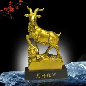 Nhà Sản Xuất Sơn Vàng Dê/Cừu Trophy Để Bán Tùy Chỉnh Trophy