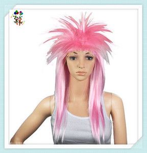 Perruques bon marché des années 80 Glam Punk Rocker Chick Pink <span class=keywords><strong>Tina</strong></span> <span class=keywords><strong>Turner</strong></span> HPC-1398 - Product Image 2