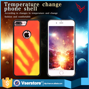 Nuovo Rilevamento DesignTemperature Cambiamento di Colore sensibile al calore Cassa Del Telefono Mobile <span class=keywords><strong>per</strong></span> iPhone 7 più - Product Image 1