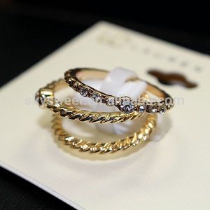 Pack 3 anillo, lauren c del anillo, grande de la marca, las mujeres anillo de la joyería( swtnsxr096) - Product Image 1