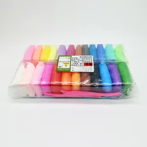 Plasticine souple, 20g, qualité industrielle, séchage à l'air, 24 couleurs