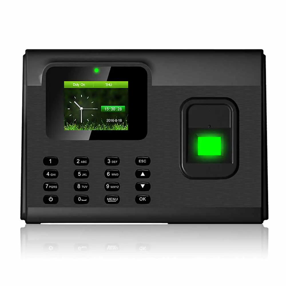 Eseye Biometric Time Attendance System Door Access Control Keypad Clock Office Employees Fingerprint Device