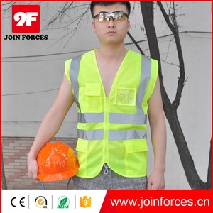 Gilet <span class=keywords><strong>di</strong></span> <span class=keywords><strong>Sicurezza</strong></span> Riflettente 9F Senza Maniche 100% Poliestere per <span class=keywords><strong>Sicurezza</strong></span> Stradale e <span class=keywords><strong>sul</strong></span> <span class=keywords><strong>Lavoro</strong></span> - Product Image 2
