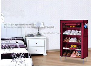 Étagère à chaussures à 5 niveaux, 20 paires, organisateur de chaussures en <span class=keywords><strong>tissu</strong></span> non tissé, <span class=keywords><strong>armoire</strong></span> - Product Image 5