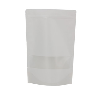 <span class=keywords><strong>Sac</strong></span> à fermeture éclair en <span class=keywords><strong>papier</strong></span> kraft brun imprimé de logo personnalisé recyclable mat bon marché - Product Image 6