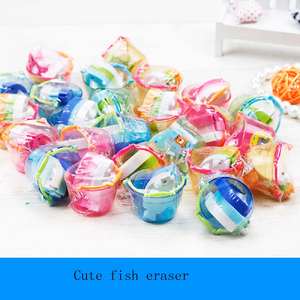 Borrador de lápiz de <span class=keywords><strong>animales</strong></span> <span class=keywords><strong>Kawaii</strong></span>, suministros de papelería <span class=keywords><strong>para</strong></span> oficina y escuela, Material de goma de pescado colorido, juego de 5000 purpurina, bonito y práctico - Product Image 4