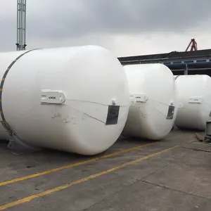 Tanque de almacenamiento de líquido criogénico aislado al vacío para estación de llenado de gas industrial