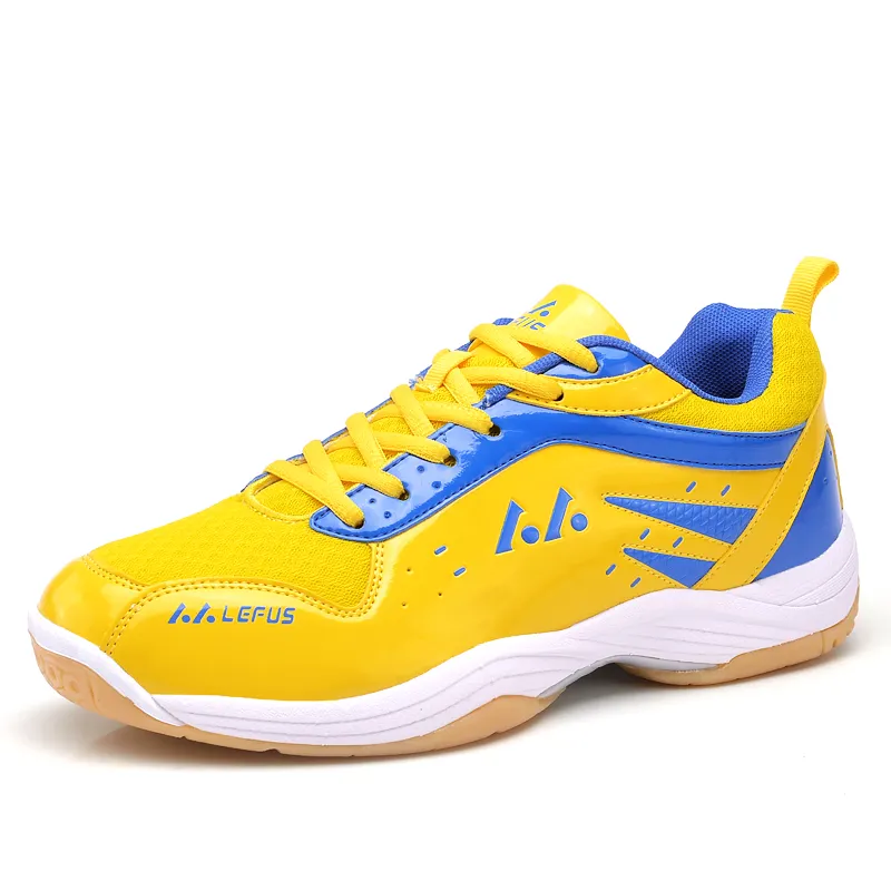 Sapatos de badminton para adultos, sapato esportivo para treinamento e corrida, antiderrapante