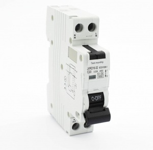 Interruptor Automático Miniatura JVR016-32 Tipo AC <span class=keywords><strong>DPN</strong></span> 1P+N RCBO Diferencial 6A 10A 16A 20A 25A 32A 20mA 30mA 300mA - Product Image 1