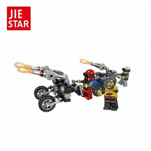 6 in 1 DIY puzzle military Motor kids toy block jie star - Product Image 1