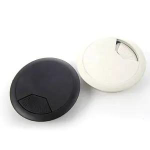 用于电线的圆形塑料办公室电脑桌扣环