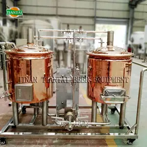 Brewing Equipment Suppliers 100L Skid Home Beer Brewing Equipment For Testing Beer Recipe