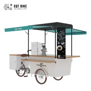 Vélo alimentaire multifonction, vélo, glaces et café,