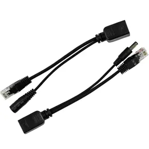 -Poe splitter 48v Potência Passiva Over Ethernet Adaptador POE Injector Divisor de Cabo Para A Câmera IP