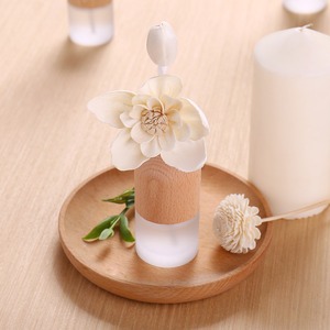 Tùy Chỉnh Bằng Gỗ Cap Sola Hoa Thủy Tinh Chai Reed Khuếch Tán - Product Image 4