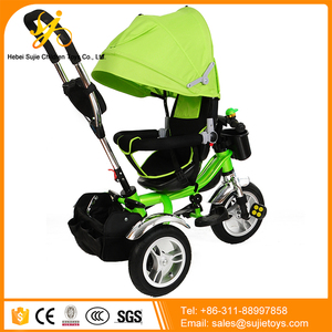 Enfants 3-roues vélo porte-bébé tricycle/enfants tricycle avec auvent/bébé tricycle siège <span class=keywords><strong>rotatif</strong></span> - Product Image 4