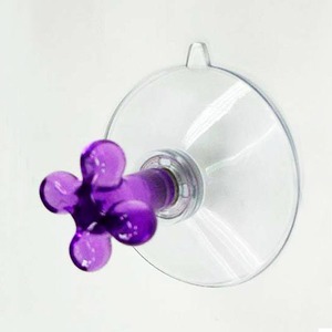 Trendy Durable Cross Shape Poly Purple Color <b>Suction</b> <b>Hook</b> - Product Image 1