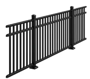 Celia High quality European style modern metal art garden fence and fence panels for garden