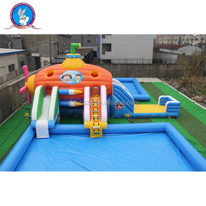 <span class=keywords><strong>Parc</strong></span> aquatique commercial géant gonflable de glissière d'eau avec la piscine sur la promotion professionnelle d'utilisation de lac de plage de <span class=keywords><strong>parc</strong></span> aquatique de terre - Product Image 4