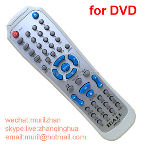 Haute qualité gris 49 touches IDALL amour DVD télécommande avec argenté PVC couverture - Product Image 2