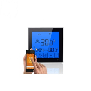 Wall mounted touch screen <strong>baseboard</strong> heater <strong>thermostat</strong> - Product Image 3