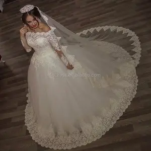 绸缎和蕾丝美人鱼地板长度定制正式新娘婚礼Hochzeitskleid BW229婚纱-连衣裙-中国
