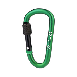 Hợp Kim Nhôm Khóa Vít Mùa Xuân Clip Móc Ngoài Trời D Hình Móc Khóa Khóa Vít Carabiner