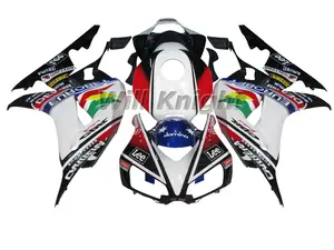 ABS Injection Mold Body PanelためHonda CBR1000RR CBR 1000RR 2006 2007 White Black Blue LEE Edition