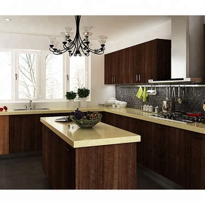 High end grigio scuro <span class=keywords><strong>cucina</strong></span> armadio da <span class=keywords><strong>cucina</strong></span> di stoccaggio <span class=keywords><strong>con</strong></span> piano in legno - Product Image 3