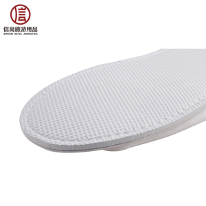 Terciopelo suave Moq bajo zapatillas de <span class=keywords><strong>Hotel</strong></span> Spa zapatillas de Color blanco - Product Image 4