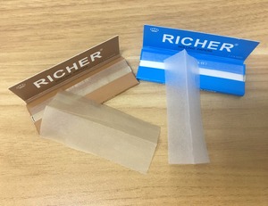 Natural Organic <b>Rolling</b> Paper King Size Slim Unbleached Herb Plant Fiber Paper Custom Packaging Factory Wholesale - Product Image 1