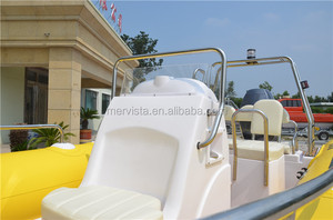 Bateau gonflable Hypalon jaune de 17 pieds, côtelé 520 avec <span class=keywords><strong>moteur</strong></span> <span class=keywords><strong>hors</strong></span>-<span class=keywords><strong>bord</strong></span> - Product Image 5