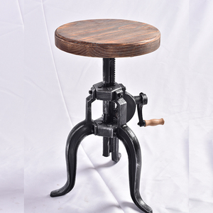 Taburetes de <span class=keywords><strong>Bar</strong></span> de lujo y taburete de <span class=keywords><strong>bar</strong></span> de comedor Taburete de metal de madera - Product Image 2