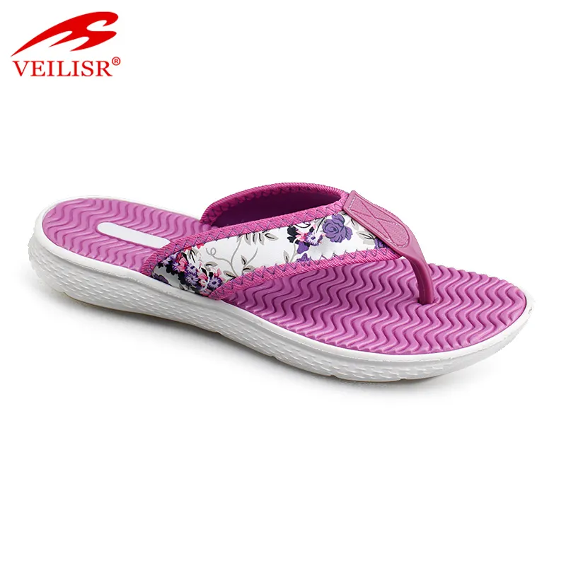 Ngoài Trời Mùa Hè Mới Dây Đeo Vải EVA Sole Dép Nữ Flip Flops